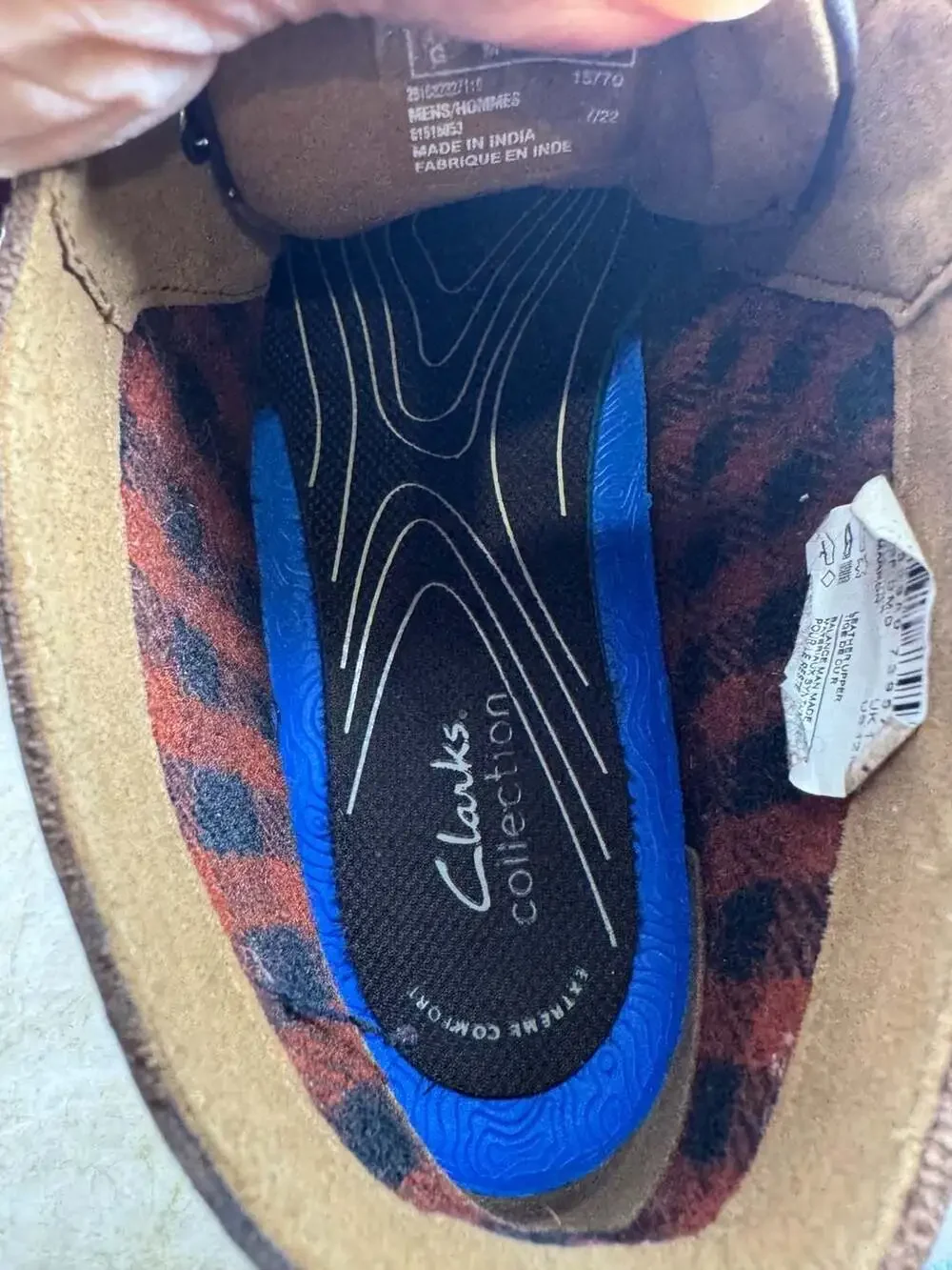 Clarks Collection Gereld Mid Leather Chukka Boots Brown Men’s Size 12M Casual